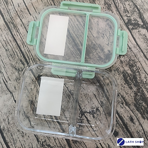 Hộp thủy tinh Lock&Lock 2 ngăn Glass Food Container 600ml, 860ml LLG456 - Hàng chính hãng