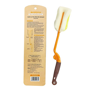 Dụng cụ vệ sinh bình sữa Wesser - MÀU CAM