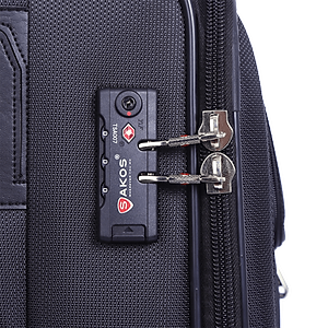 Vali Vải 28 Inch Cao Cấp SAKOS Champion  7  Khoang chứa rộng, Khóa SA - Hàng Chính Hãng