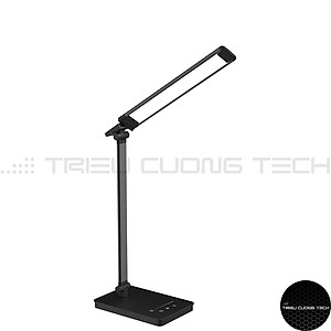 Đèn Bàn Học Led Bảo Vệ Mắt Chống Cận Làm Việc - Đọc Sách - Học Tập - 2 Trục Gập Gọn Tiện Lợi - 5 Cấp Độ Ánh Sáng - Linh Hoạt Điều Chỉnh Góc Độ & Vùng Sáng 3000-6000K Hàng Chính Hãng