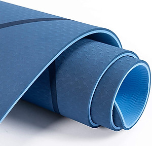 [LOẠI TỐT - HÀNG CAO CẤP] Thảm Tập Yoga 8mm, Tập Gym dộ dày 5-8mm 2 Lớp không mùi chống trơn trượt - Chính hãng dododios