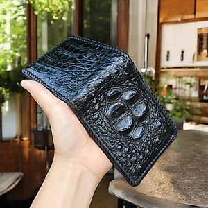 Ví Da Cá Sấu 2 Mặt Đan Viền [GÙ CÁ SẤU RẤT ĐẸP]