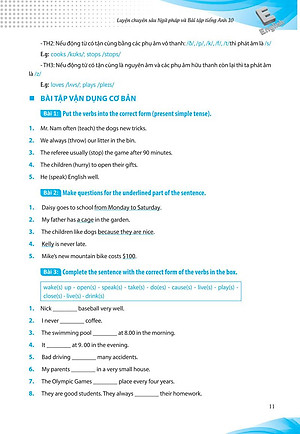 Sách Luyện Chuyên Sâu Ngữ Pháp Và Bài Tập Tiếng Anh Lớp 10