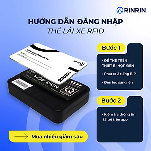 Thẻ lái xe đa năng RFID. Quẹt được tất cả hãng hộp đen. Shop có tích hợp sẵn cho tài xế, hoặc hướng dẫn tích hợp tại nhà