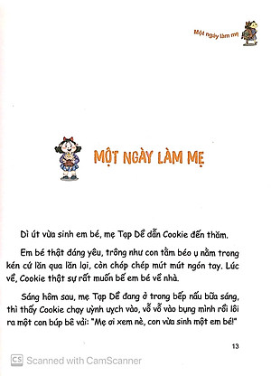 Sách Cookie Và Mẹ Tạp Dề - Một Ngày Làm Mẹ