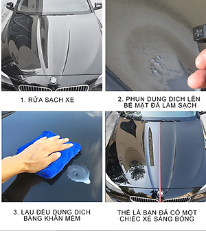Bình Xịt Phủ Bóng Sơn Nano 9H 500ml | Bình Xịt Phủ Bóng Sơn Xe, Phủ Nano Bảo Vệ Ngoại Thất Xe Khỏi Các Tác Nhân Gây Hại Từ Môi Trường
