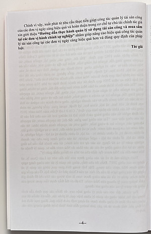 Sách - Hướng Dẫn Thực Hành Quản Lý, Sử Dụng Tài Sản Công Và Mua Sắm Tại Các Đơn Vị Hành Chính Sự Nghiệp