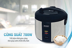 Nồi Cơm Điện Nắp Gài Sharp KS-19TJVST (1.8 Lít) - Hàng chính hãng