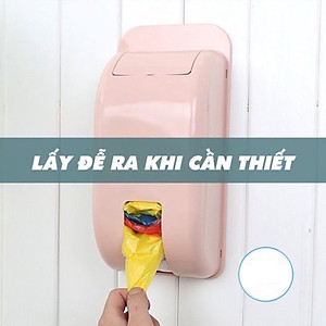 Hộp Dán Tường Đựng Túi Nilong , Túi Đựng Rác Tiện Lợi Việt Nhật - Hàng Chính Hãng 