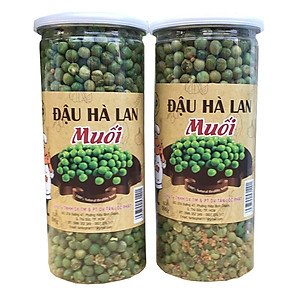 1KG ĐẬU HÀ LAN MUỐI GIÒN NGON [2 HŨ PET]