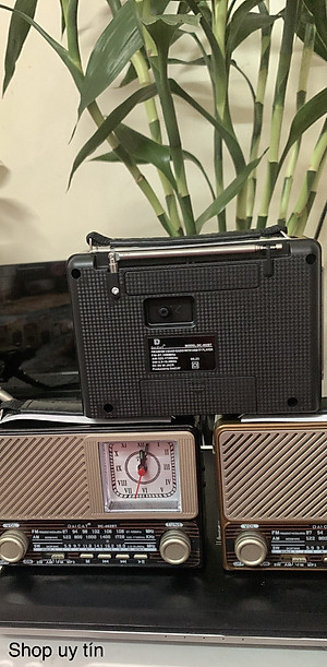 ĐÀI RADIO USB NGHE NHẠC WAXIBA XB-402 BT CÓ ĐỒNG HỒ ,NGHE FM/AM/SW LOA SIÊU LỚN hàng chính hãng
