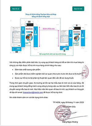 Bravecto diệt ghẻ, ve rận, bọ chét (chó 40 - 56kg)