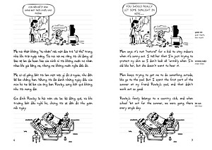 Combo 5 tập Nhật Ký Chú Bé Nhút Nhát - Diary Of A Wimpy Kid BẢN SONG NGỮ kèm file nghe Audio