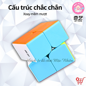 Rubik cao cấp mượt hiệu Qiyi QY TOYS – Stickerless 2x2 3x3 4x4 5x5 Pyraminx Skewb Megaminx Square-1 Windmill Dino Axis
