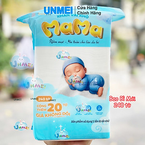 Khăn vải khô đa năng Mama 240 tờ