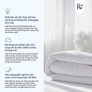 Chăn Mây Hè Ru9 | Chất Liệu Sợi Bông Siêu Mềm Mịn | 3 Kích Thước | 1m6 x 2m | 2m x 2m2 | 2m2 x 2m4