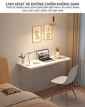 Bàn học gấp gọn thông minh có khe để đồ tiện dụng thương hiệu IGA -  GP302