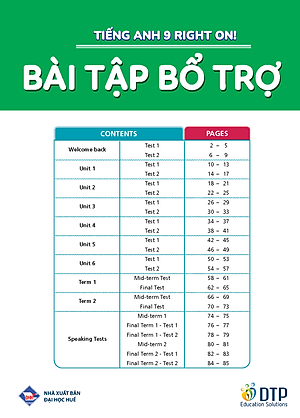 Bài tập Bổ trợ Tiếng Anh 9 Right On!