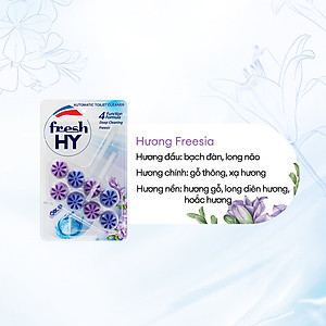 Viên Tẩy Bồn Cầu Fresh HY 350 Lần Xả, Làm Sạch Khuẩn & Ngăn Ngừa Mảng Bám, Khử Mùi Và Lưu Hương Thơm Mát (2 Vỉ Treo)