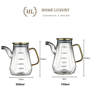 BÌNH ĐỰNG DẦU ĂN THỦY TINH LẮP ĐẬY INOX