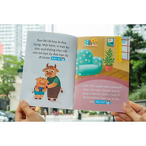 Sách - Combo (10T): Truyện tranh song ngữ Việt-Anh cho bé - Dạy trẻ nề nếp, chăm ngoan dành cho bé 3-9 tuổi