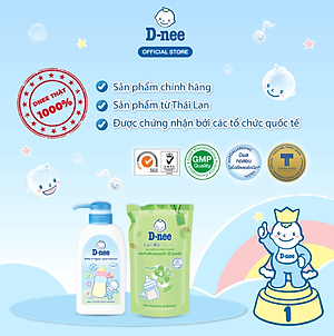 Nước rửa bình sữa D-nee Mild & Care chai 500ml