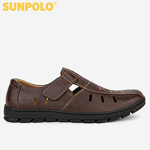 Giày Rọ Nam Da Bò SUNPOLO STA680 (Đen, Nâu)