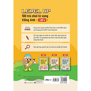 Sách Level Up - 100 Trò Chơi Từ Vựng Tiếng Anh Lớp 4
