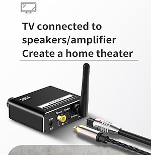 SOAIY Bộ Chuyển Đổi Âm Thanh DAC HIFI Bluetooth D18 (Hỗ Trợ Cổng Optical) - Hàng Nhập Khẩu