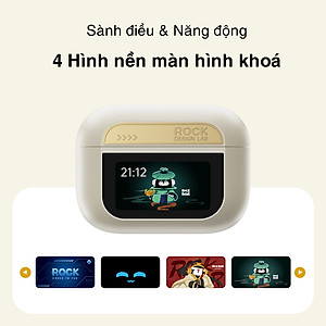 Tai nghe bluetooth không dây nhét tai chống ồn chủ động ANC ROCKSPACE A5 Pro TWS có mic hàng chính hãng BH 12 tháng