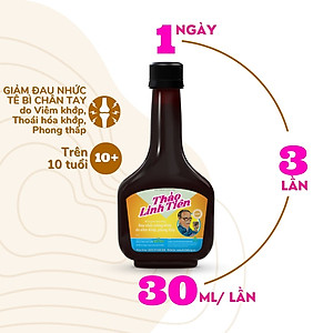 Thảo Linh Tiên Dược Bình Đông - Giúp giảm đau nhức, tê bì chân tay, thoái hóa khớp, thấp khớp, phong thấp - Chai 280ml