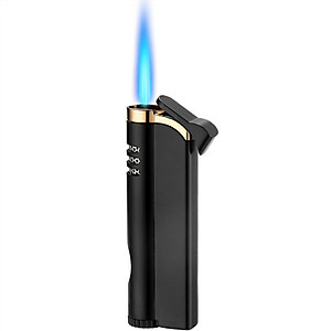 Vỏ Hột Quẹt Bật Lửa Khò 1 Tia Focus WF002 Đẹp Độc Lạ Lửa Khò Mạnh Mẽ - Dùng Gas Cao Cấp