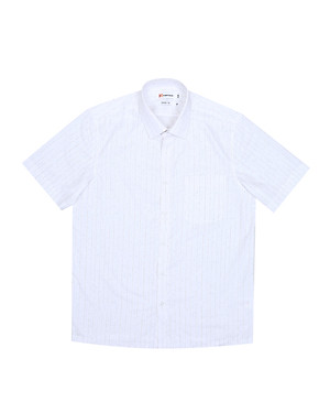 Áo sơ mi nam tay ngắn form suông vạt ngang Khatoco A1MN498T2-CNIN473-2603-N