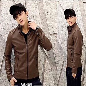 Áo Khoác Da Nam Lót Lông Simple Cao Cấp KD06 