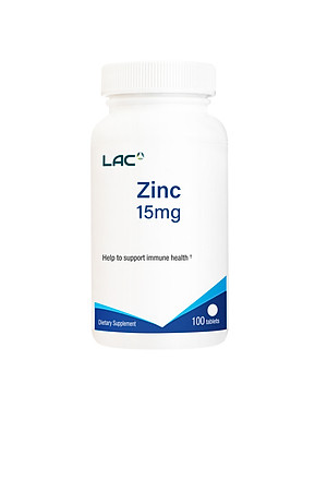 VIÊN UỐNG BỔ SUNG KẼM LAC ZINC 15MG (100 VIÊN)