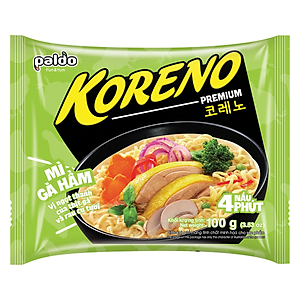 Thùng 24 Gói Mì Gà Hầm Koreno Premium