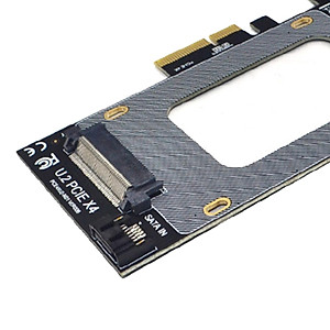 -.0 4X to U.2 SFF-8639 Expansion Card -E//SAS for PC Computer