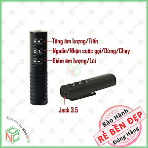 (Không Dây) Thiết Bị Chuyển Đổi Tai Nghe Thường Sang Bluetooth KhoNCC Hàng Chính Hãng - Kết Nối Loa Hoặc Xe Hơi - KLM-CATSBTR999