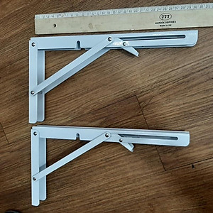 Bộ 2 ke xếp thông minh cho bàn xếp gọn - EKe gập, ke xếp gắn tường 47wood