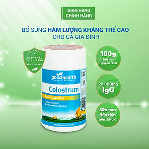 Sữa non Goodhealth Colostrum 100g-Tăng cường sức đề kháng-Hàng nhập khẩu chính hãng tại New Zealand