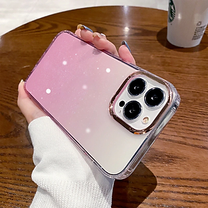 Ốp lưng chống sốc cho iPhone 14 Pro / 14 Pro Max / 12 Pro Max hiệu Likgus Luxury Gradient trang bị viền Camera ánh kim sang trọng , chống sốc chống va đập - Hàng nhập khẩu