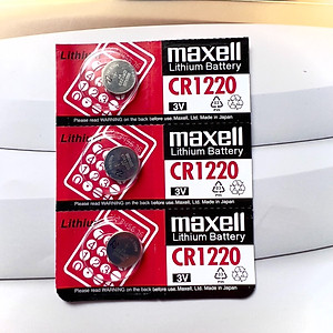 Pin CR1220 Maxell 3V Hàng Chính Hãng Made in Japan 1 Viên