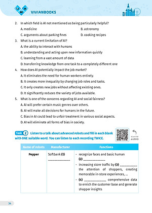 Sách bài tập tiếng Anh lớp 12 Global Success 4 kỹ năng (Có đáp án) – Tập 2 ThS Lê Vy Vivian