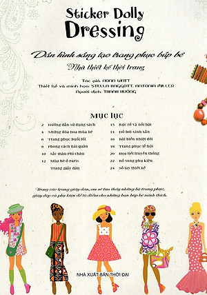Sách Dán Hình Sáng Tạo Trang Phục Búp Bê - Nhà Thiết Kế Thời Trang