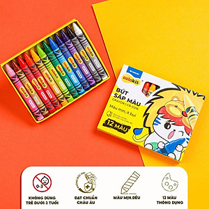 Sáp Màu Colokit CR-C016 - 12 Màu