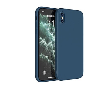 Ốp lưng silicon case cho iPhone Xs Max chống bám bẩn mặt lưng siêu mềm mịn, có gờ bảo vệ camera - hàng nhập khẩu