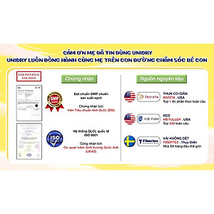 Tã quần UniDry Siêu khô thoáng gói Jumbo mới size XL