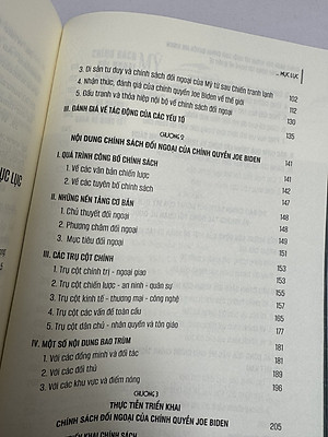 CHÍNH SÁCH ĐỐI NGOẠI MỸ DƯỚI THỜI CHÍNH QUYỀN JOE BIDEN VÀ NHỮNG TÁC ĐỘNG TỚI QUAN HỆ QUỐC TẾ - Lê Công Tiến, Trần Huyền Trang - Nhà xuất bản Chính Trị Quốc Gia Sự Thật.