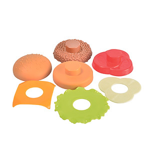 Đồ Chơi Nấu Ăn Humburger 3 TOONYKIDS - Đồ Chơi Nhà Bếp Cho Bé - Hamburger TN079 [Tặng Kèm Sticker]
