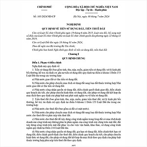 Sách Luật Đất Đai sửa đổi, bổ sung năm 2024 – Quy Định Mới Về Giá Đất, Bồi Thường, Hỗ Trợ, Tái Định Cư Khi Nhà Nước Thu Hồi Đất – Quy Định Về Xử Phạt Vi Phạm Hành Chính Trong Lĩnh Vực Đất Đai (V2579N)